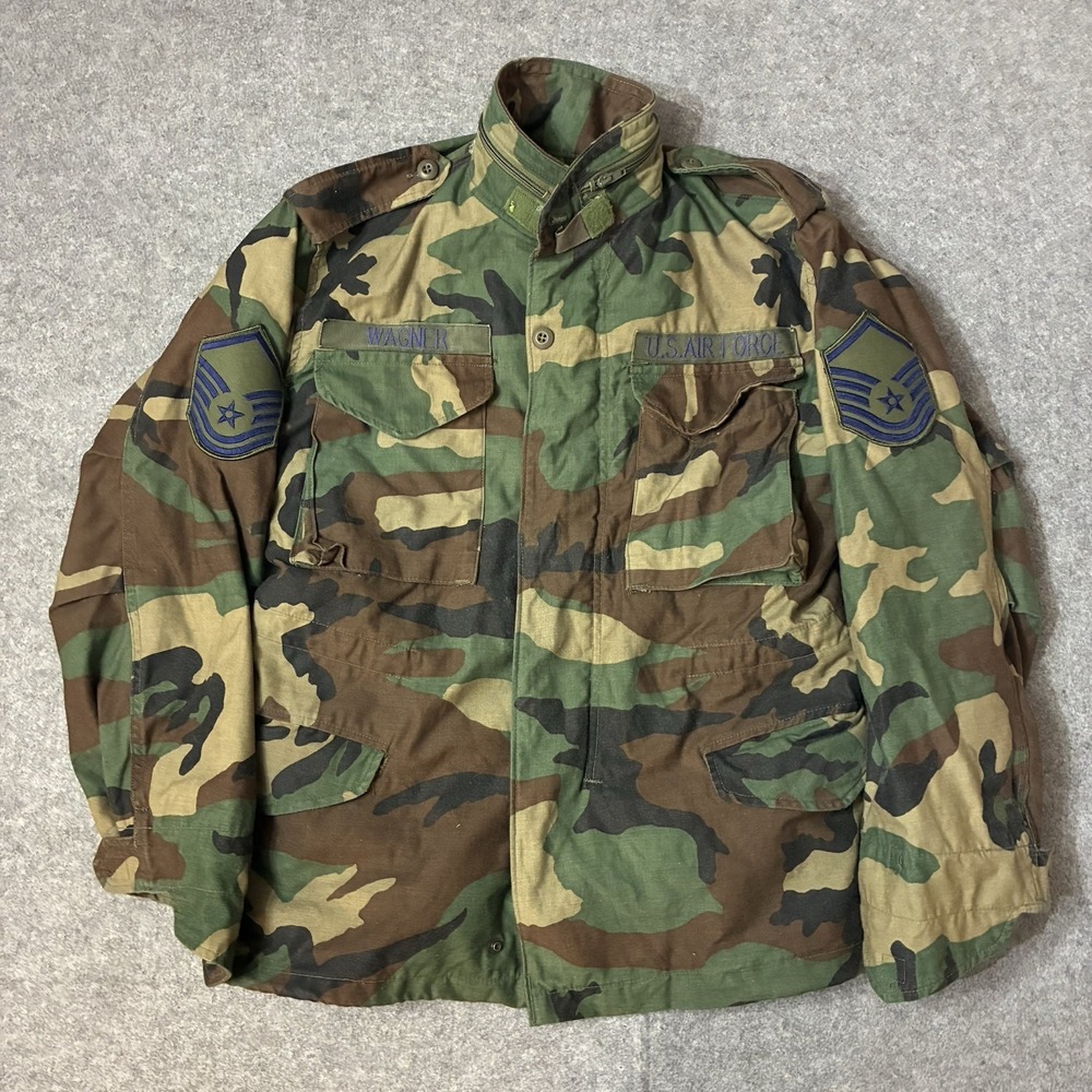 USGI M-65 Field Jacket Small Short Woodland Camo BDU Cold Weather Army Coat